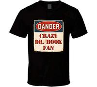 Crazy Dr. Hook Fan Music Artist Vintage Sign T Shirt Black