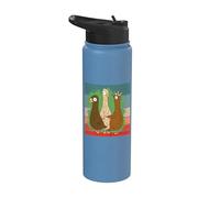 Crazy Duck Lady Cute Duck Mom Love Ducks Womens Animals Stainless Steel Insulated Water Bottle