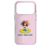 Crazy Duck Lady Wild Crazy Hair Tropical Cruise Duck Fun Case for iPhone 17 Pro