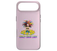 Crazy Duck Lady Wild Crazy Hair Tropical Cruise Duck Fun Case for iPhone Air
