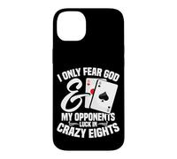 Crazy Eights Card Game Legend Cards Fear God Crazy Eights Case for iPhone 14 Plus
