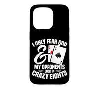 Crazy Eights Card Game Legend Cards Fear God Crazy Eights Case for iPhone 15 Pro