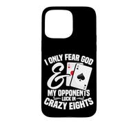 Crazy Eights Card Game Legend Cards Fear God Crazy Eights Case for iPhone 15 Pro Max