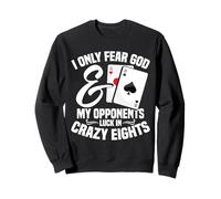 Crazy Eights Card Game Legend Cards Fear God Crazy Eights Sweatshirt
