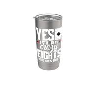 Crazy Eights Card Game Legend Cards Still Play Crazy Eights Stainless Steel Insulated Tumbler