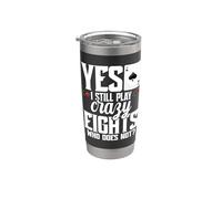 Crazy Eights Card Game Legend Cards Still Play Crazy Eights Stainless Steel Insulated Tumbler