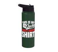 Crazy Eights Queen Card Game Tournament Lucky Crazy Eights Stainless Steel Insulated Water Bottle