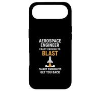 Crazy Enough Funny Aerospace Engineer Engineering Rocket Case for iPhone Air