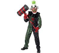 Crazy Eyed Clown Child Costume
