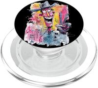 Crazy Face Peace Graffiti Pop Character Graphic Art Man PopSockets PopGrip for MagSafe