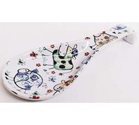 Crazy Farm Animals Porcelain 22 cm Medium Spoon Rest Ceramic Spoon Hand Decorated UK