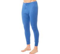 Crazy Fashion Men’s Thermal Underwear Pants (1-Pc) - Fleece-Lined, Base Layer Bottoms for Cold Weather, Soft & Stretchy Long Johns Warm Winter Thermalwear (1 Piece - Blue, XXL)