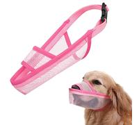 Crazy Felix Dog Muzzle Anti Eating for Small Medium Large Dogs, XL, Pink