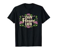 Crazy Flower Lady T-Shirt