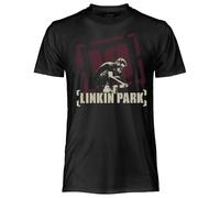 CRAZY FOR ROCK Linkin Park T Shirt Official Vintage Meteora Unisex Cotton T Shirt Regular Fit Adult Boys, Black, S