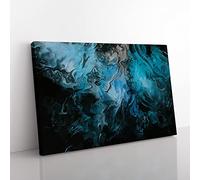Crazy For You In Abstract Modern Art Canvas Wall Art Print Ready to Hang, Framed Picture for Living Room Bedroom Home Office Décor, 60x40 cm (24x16 Inch)