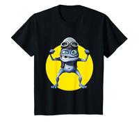 Crazy Frog Axel F Double Bicep Pose Kids T-Shirt