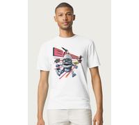 Crazy Frog Men's Racer Bam Bam T-Shirt in White | Size: Small Crazy Frog White S