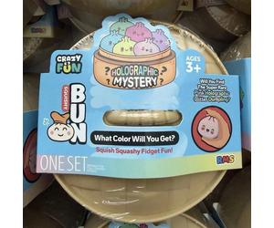 Crazy Fun Rainbow Mystery Squishy Bun Mystery Dumpling PINK GLITTER VIRAL A