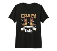 Crazy German Shepherd Lady - German Shepherd Premium T-Shirt