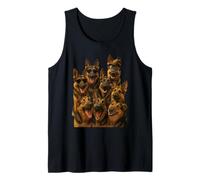 Crazy German Shepherd Tank Top