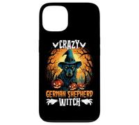 Crazy German Shepherd Witch Case for iPhone 13