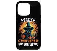 Crazy German Shepherd Witch Case for iPhone 13 Pro