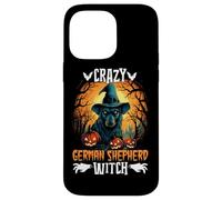 Crazy German Shepherd Witch Case for iPhone 14 Pro Max