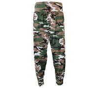 Crazy Girls Womens Hareem Trouser Ladies Plain Baggy Harem Ali Baba Casual Pants (Medium Long, Army Print)