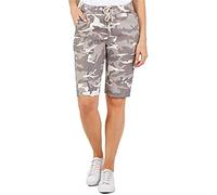 Crazy Girls Womens Magic Shorts, Camo Beige, XL (UK 16-18)