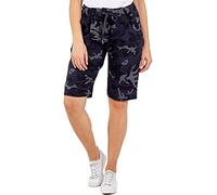 Crazy Girls Womens Magic Shorts, Camo Navy, XL (UK 16-18)