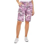 Crazy Girls Womens Magic Shorts, Camo Pink, XXL (UK 20-22)