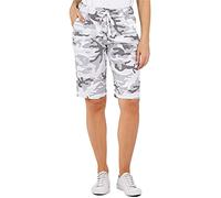 Crazy Girls Womens Magic Shorts, Camo White, ML (UK 12-14)