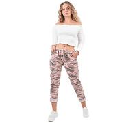 Crazy Girls Womens Magic Trousers, Camo Pink, ML (UK 12-14)