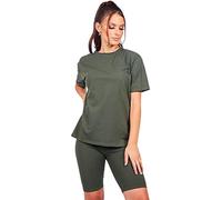 Crazy Girls Womens Tie Dye Plain T Shirt Tracksuit Cycling Shorts 2Pcs Set Ladies Active Gym Tracksuit Rainbow Co Ord Set