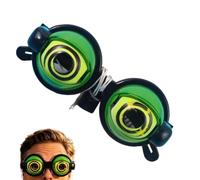 Crazy Glasses Colorful Funny Photo Props with Blinking Eyeball | Novelty Eyes Glasses for Short Video Creation, Carnivals, Gatherings, Halloween