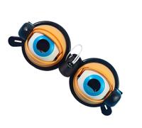 Crazy Glasses for Adults Colorful Funny Photo Props with Blinking Eyeball | Crazy Prop Glasses for Short Video Creation, Carnivals, Gatherings, Halloween