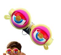 Crazy Glasses for Adults Funny Colorful Photo Props with Pull Rope | Crazy Prop Glasses for Short Video Creation, Carnivals, Gatherings, Halloween