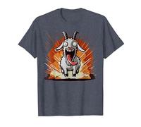 Crazy Goat Goat Simulator T-Shirt, Men, Heather Blue, 3X-Large