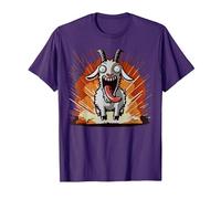 Crazy Goat Goat Simulator T-Shirt, Men, Purple, 3X-Large