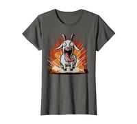 Crazy Goat Goat Simulator T-Shirt, Women, Asphalt Grey, 3X-Large