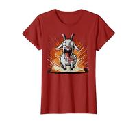 Crazy Goat Goat Simulator T-Shirt, Women, Cranberry Red, 3X-Large