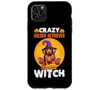 Crazy Golden Retriever Witch Case for iPhone 11 Pro Max