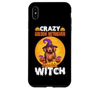 Crazy Golden Retriever Witch Case for iPhone XS Max