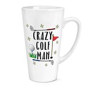 Crazy Golf Man 17oz Large Latte Mug Cup