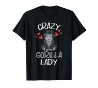 Crazy Gorilla Lady - Funny and cool Gorilla T-Shirt