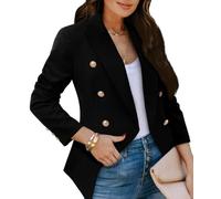 Crazy Grid Women's Professional Lined Work Jacket with Pockets | Business casual work blazer with premium lining, lightweight comfort, style as an office suit jacket or cape