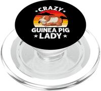 Crazy Guinea Pig Lady PopSockets PopGrip for MagSafe
