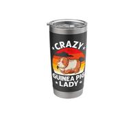 Crazy Guinea Pig Lady Stainless Steel Insulated Tumbler