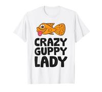 Crazy Guppy Lady Cute Guppy Fish T-Shirt